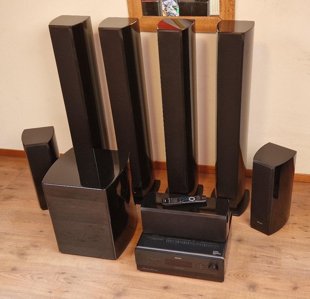 Philips HTR9900 surround set 7.1, Audio, Tv en Foto, Ophalen, 7.1-systeem, Philips, Gebruikt