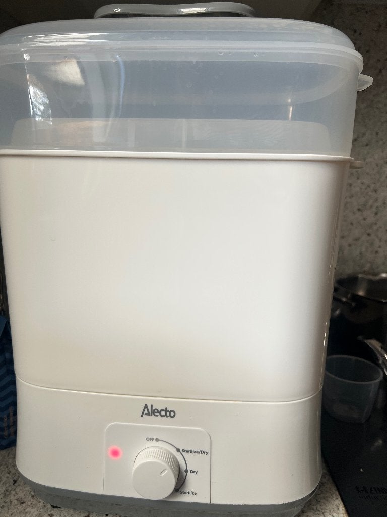 Alecto BF55 Sterilizer with drying function, Ophalen of Verzenden, Zo goed als nieuw, Flessen- of potjesverwarmer