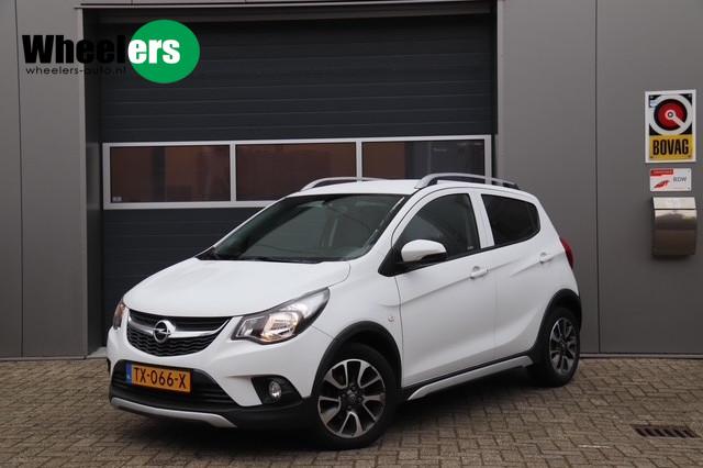 Opel KARL 1.0 Rocks Online Edition, Cruise, Navi, Parkeerhul, Auto's, Voorwielaandrijving, 839 kg, Stof, Gebruikt