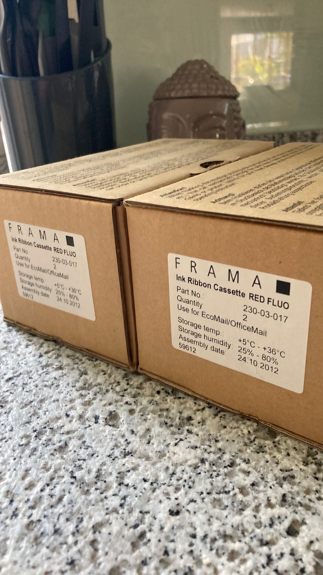 Frama Ink Ribbon Cassette Red Fluo - 3 stuks NIEUW, Ophalen of Verzenden, Nieuw, Cartridge