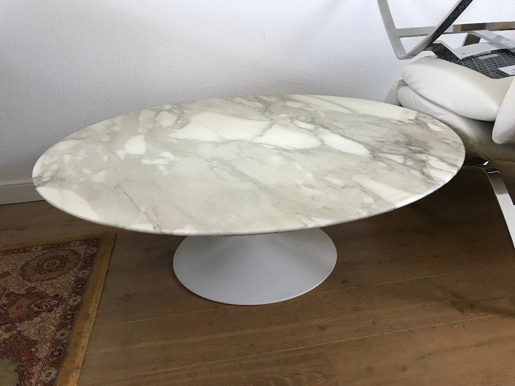 Knoll International Eero Saarinen marmer salontafel 166-167, Ophalen of Verzenden