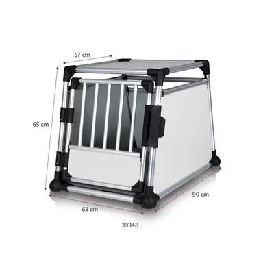 Trixie Hondenbench Aluminium - Lichtgrijs, Dieren en Toebehoren, Ophalen, Zo goed als nieuw
