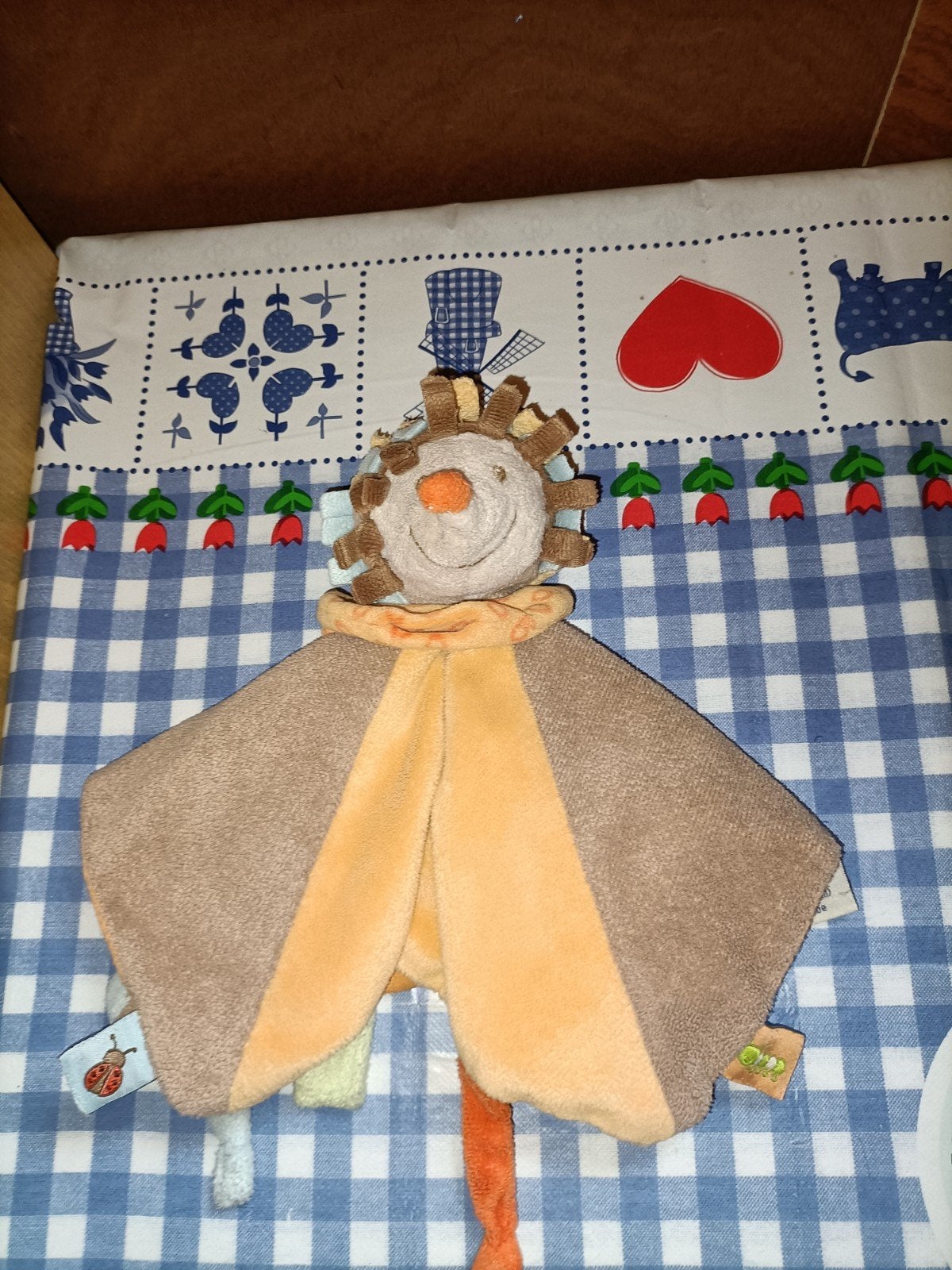Nattou egel knuffeldoekje, Ophalen of Verzenden, Zo goed als nieuw
