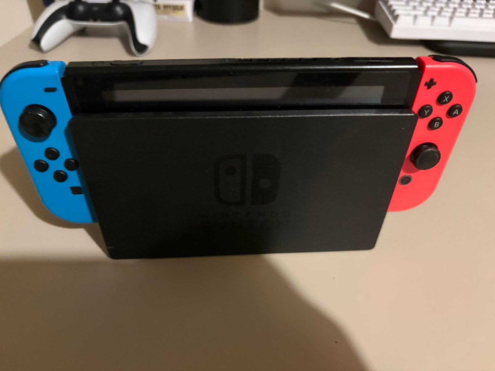nitendo switch, Ophalen of Verzenden, Zo goed als nieuw, Met 2 controllers, Switch Original