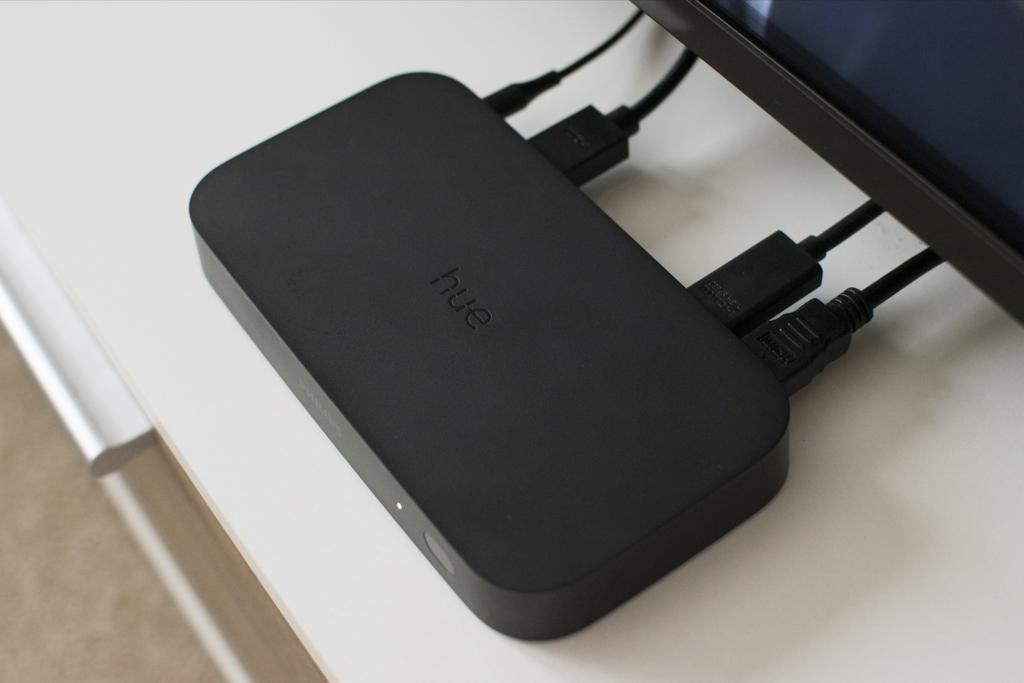 Philips Hue Play HDMI Sync Box, Ophalen, Zo goed als nieuw, HDMI, Zonder harde schijf