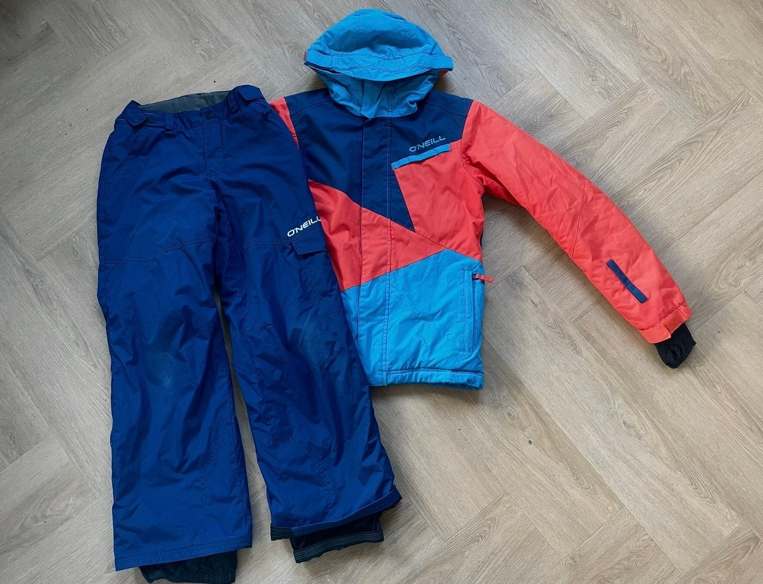 O'Neill ski-jas en broek Maat 152, Kinderen en Baby's, Kinderkleding | Maat 152, Verzenden, Zo goed als nieuw, Jongen of Meisje