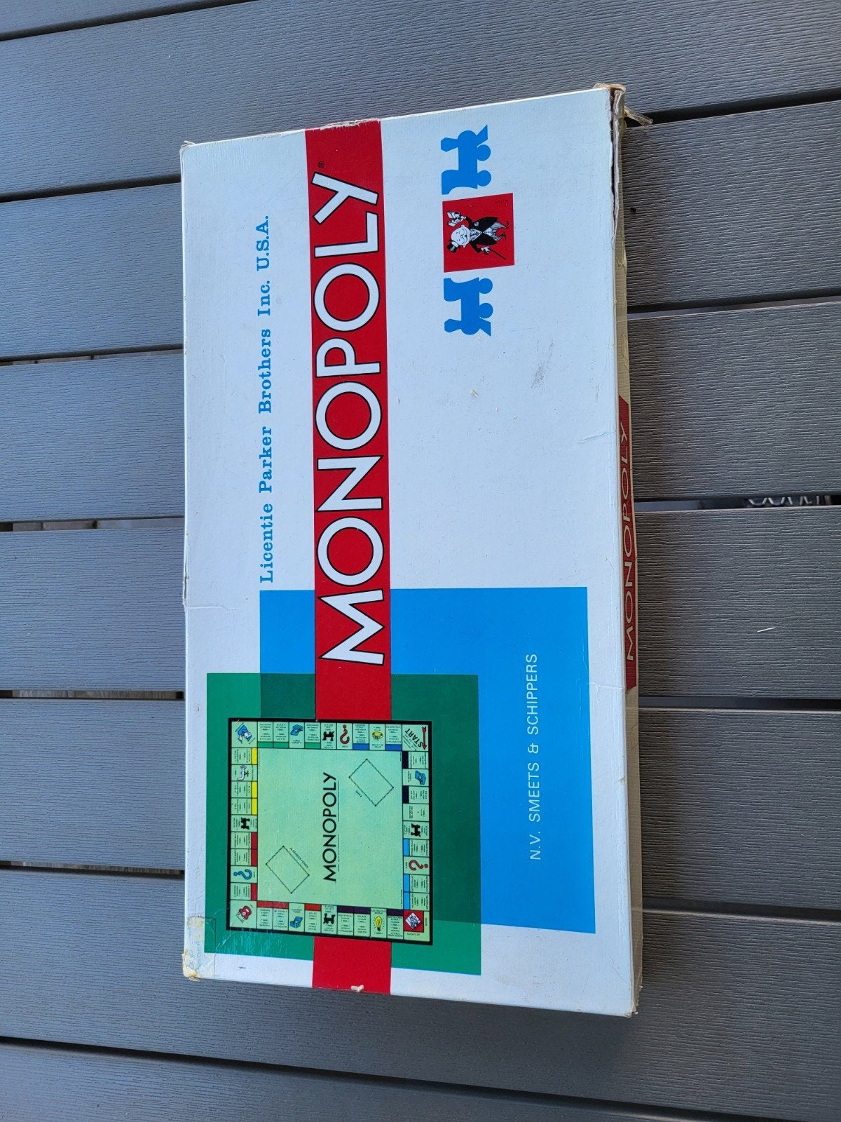 Monopoly Bordspel - Vintage Editie, Vijf spelers of meer, Ophalen of Verzenden, Gebruikt, Parker Brothers Inc. U.S.A.