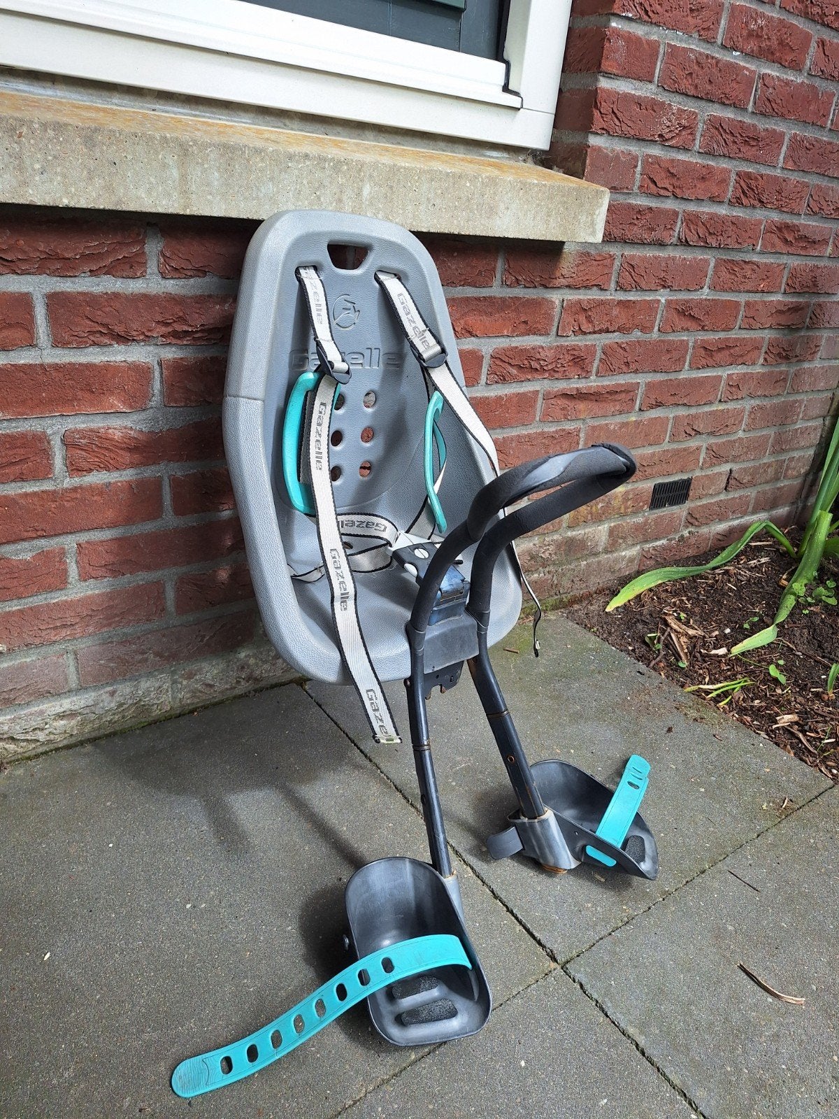 Yepp Mini Gazelle voorzitje met windscherm, Fietsen en Brommers, Fietsaccessoires | Fietsstoeltjes, Ophalen, Gebruikt
