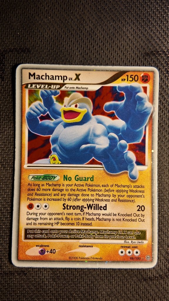 Machamp LV.X 98 Stormfront | Pokemon kaart, Ophalen, Zo goed als nieuw, Losse kaart, Foil