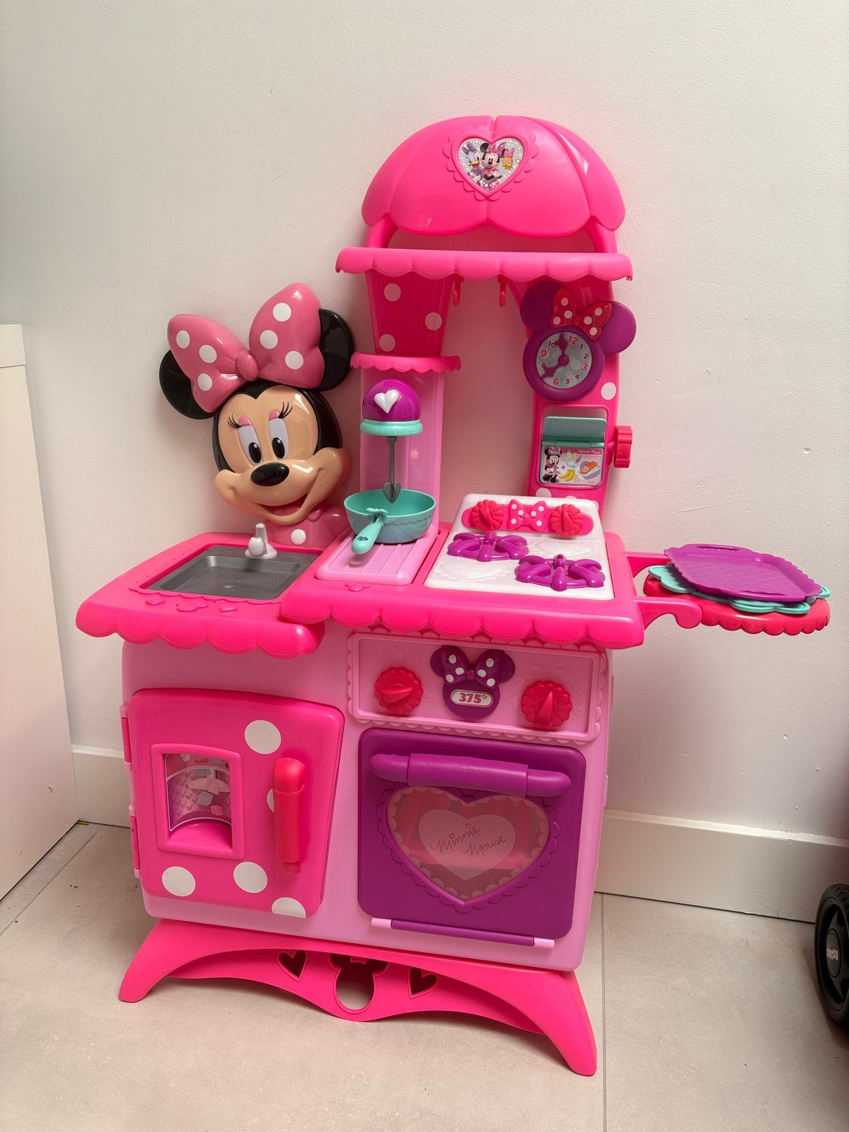 Minnie Mouse Speelkeuken - Roze Keukentje, Ophalen of Verzenden, Gebruikt, Kunststof, Speelkeuken