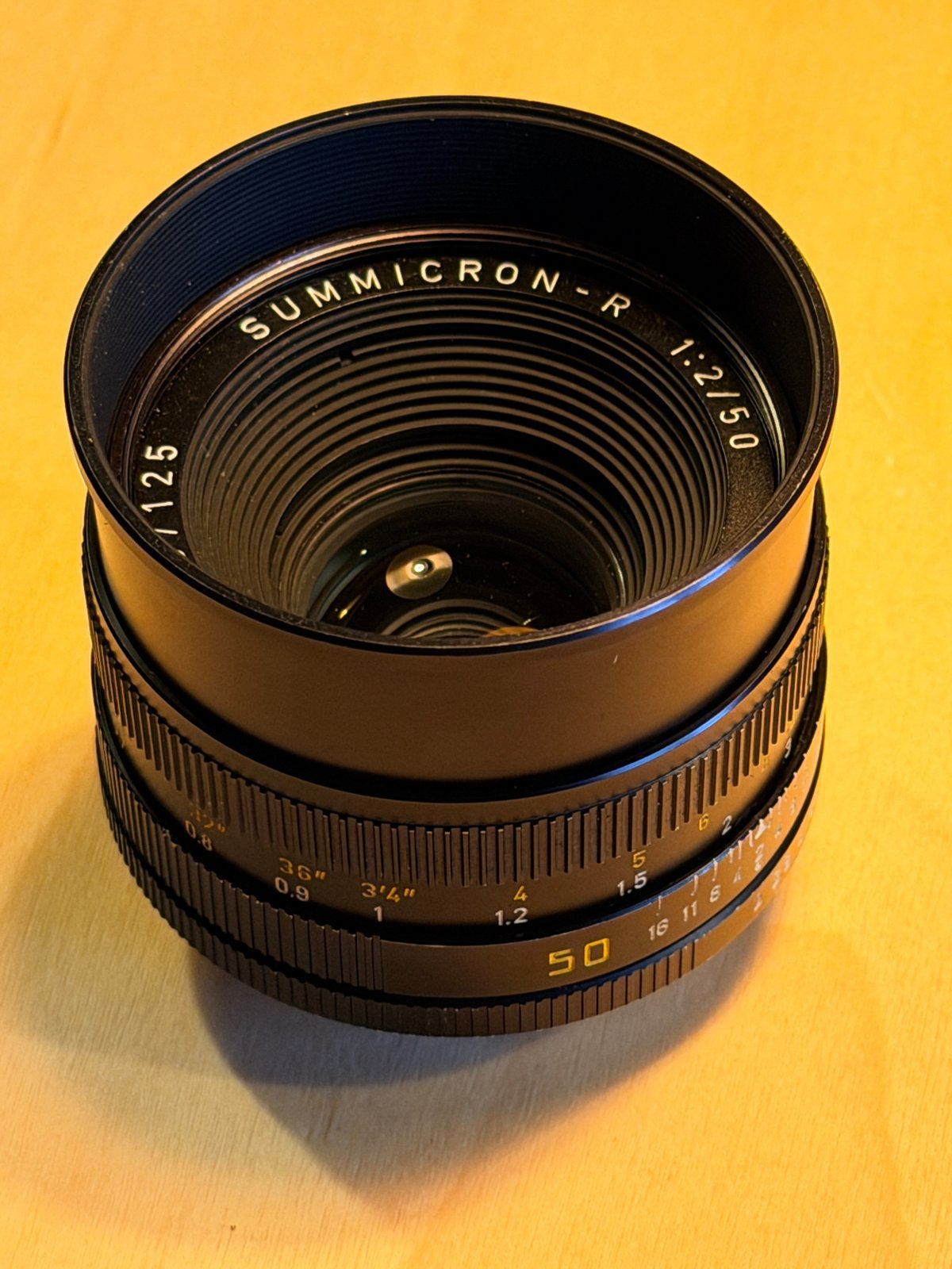 Leica Summicron-R 1:2/50 objectief - Prachtige staat, Ophalen of Verzenden, Standaardlens, Leica, Handmatige focus