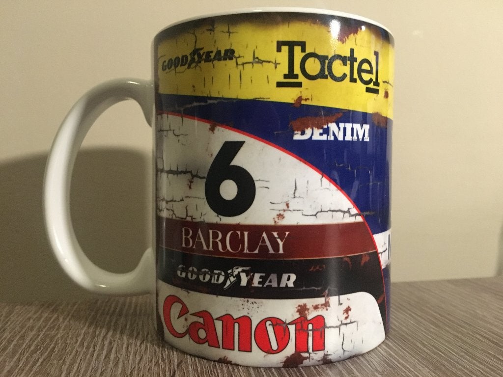 ✅ Nelson Piquet Williams mok Vintage olie F1 Autosport NIEUW, Ophalen of Verzenden, Nieuw, Formule 1