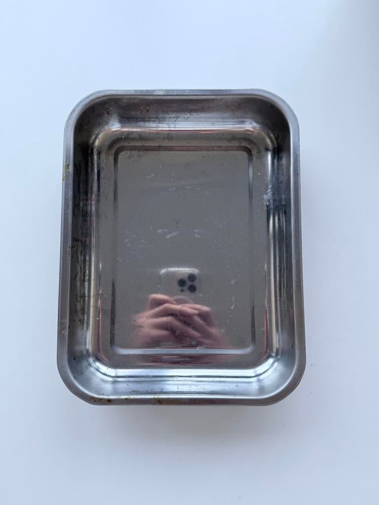 IKEA Koncis Roestvrijstalen Ovenschaal, IKEA, Zilver, Ophalen of Verzenden, Metaal