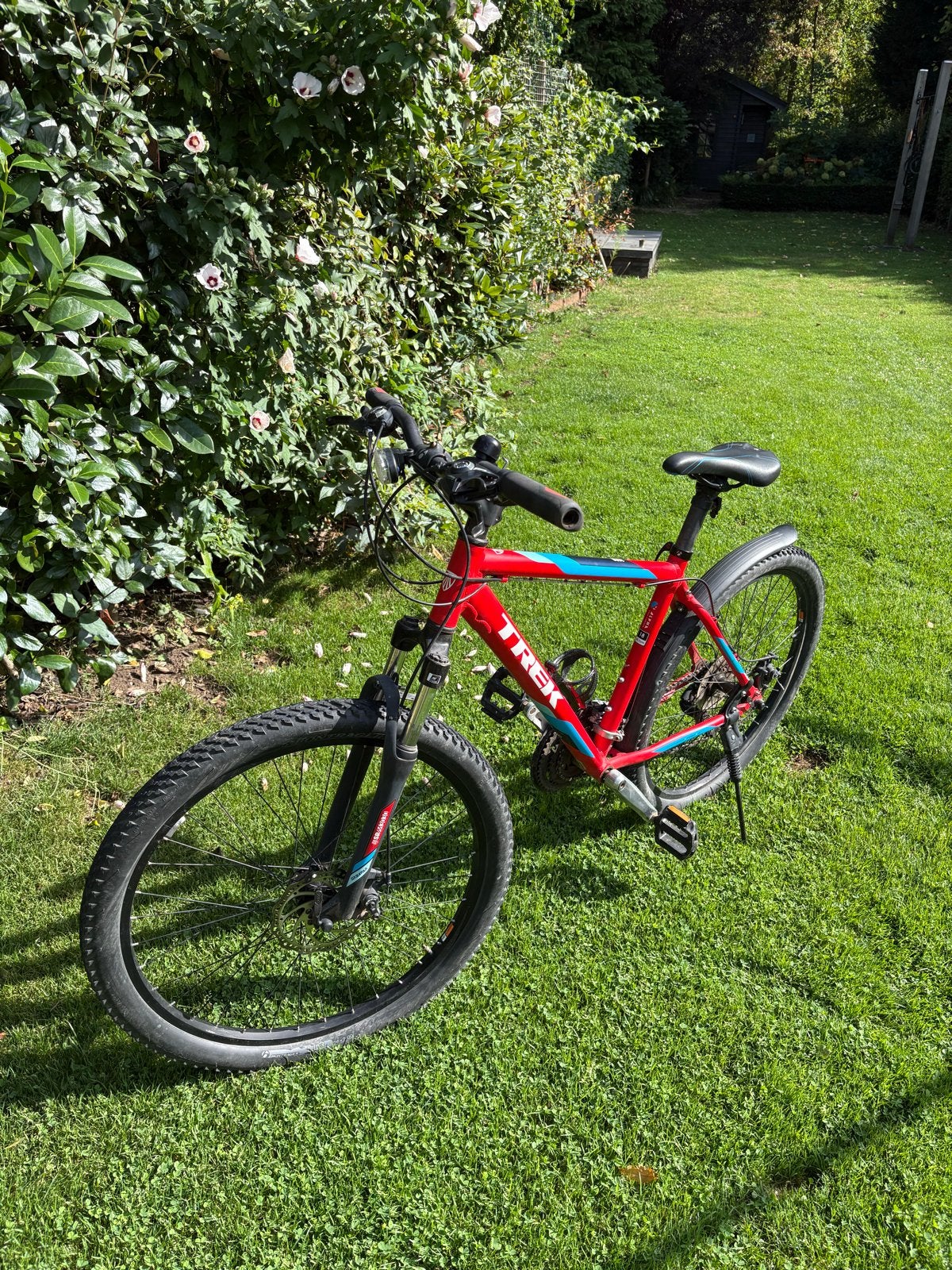 Trek Mountainbike - Rood met blauwe accenten, Ophalen, Gebruikt, Hardtail, Heren