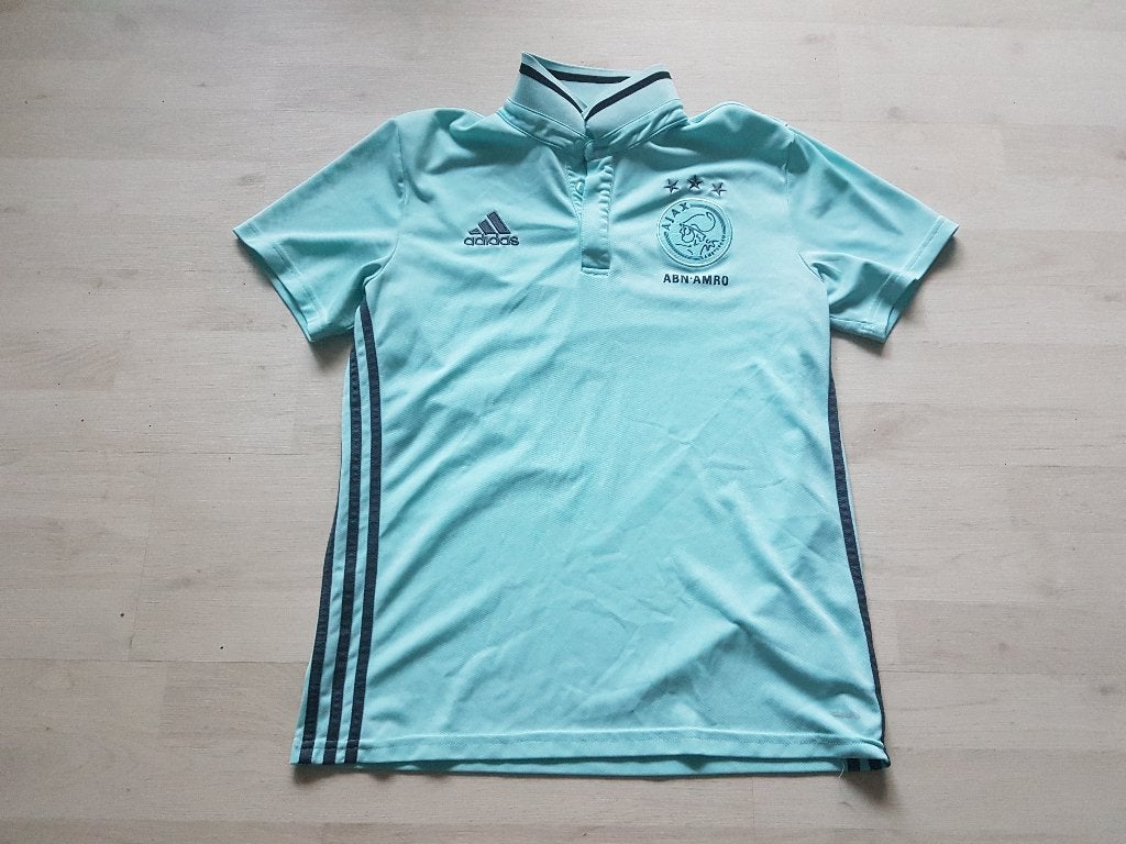 Ajax Training Polo! Seizoen 16/17! Sponsor! Mt XL!, Maat 56/58 (XL), Ophalen of Verzenden, Zo goed als nieuw, Voetbal