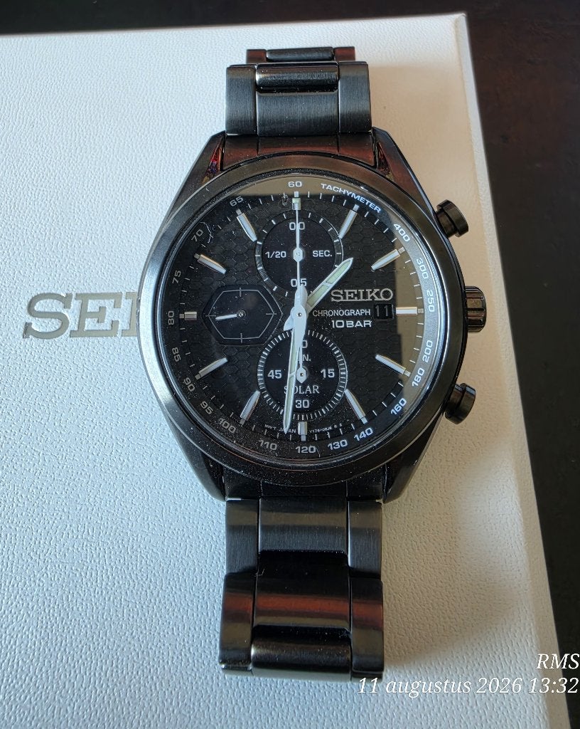 Te koop, Seiko ssc773p1 heren horloge, Staal, Verzenden, Polshorloge, Nieuw