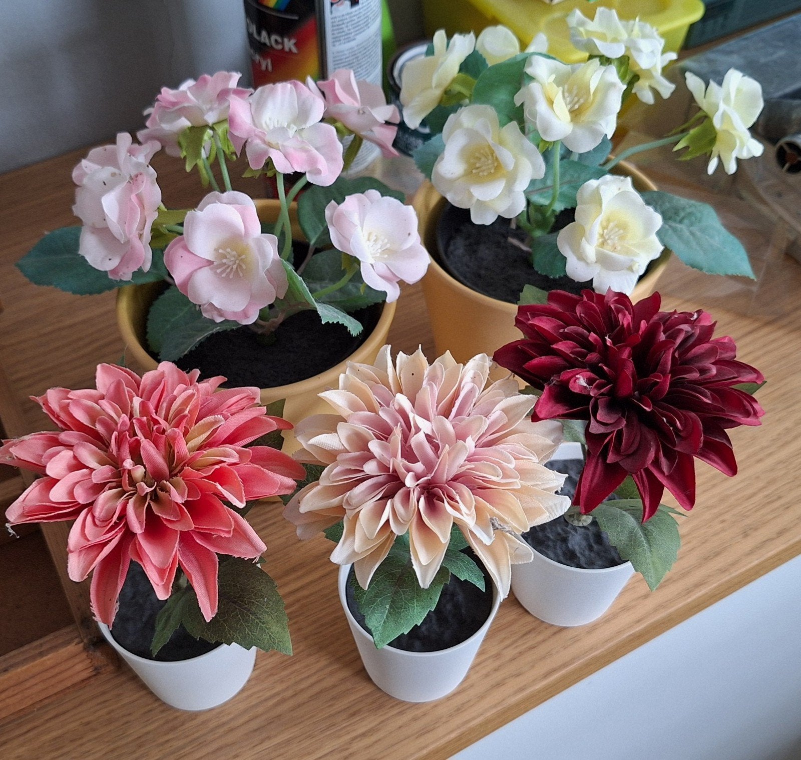 5 Ikea Fejka kunstplanten in pot, Binnen, Gebruikt, Onderhoudsvrij, Kunstplant