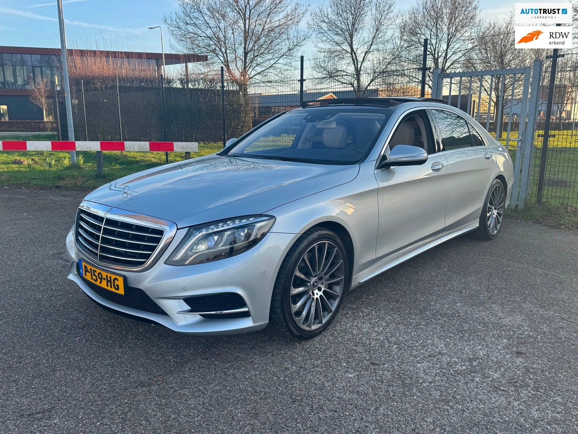 Mercedes-Benz S-klasse S500 Lang AMG-Styling Panodak 20inch, Auto's, Mercedes-Benz, Achterwielaandrijving, Sedan, Automaat, 4663 cc