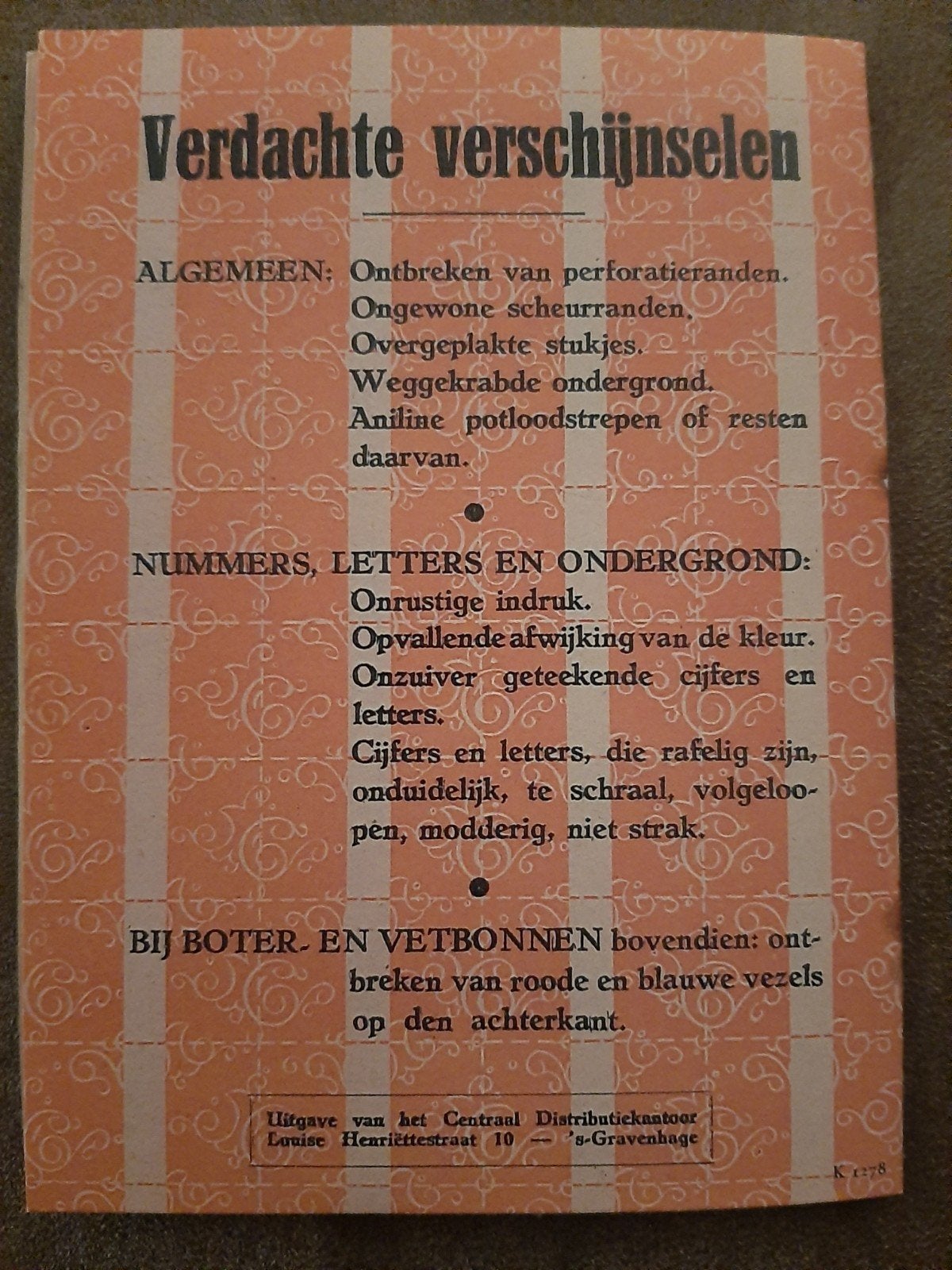 Distributie, bonkaarten, bonnen vals, vervalst, verzet, Verzamelen, Ophalen of Verzenden, Landmacht, Nederland, Boek of Tijdschrift