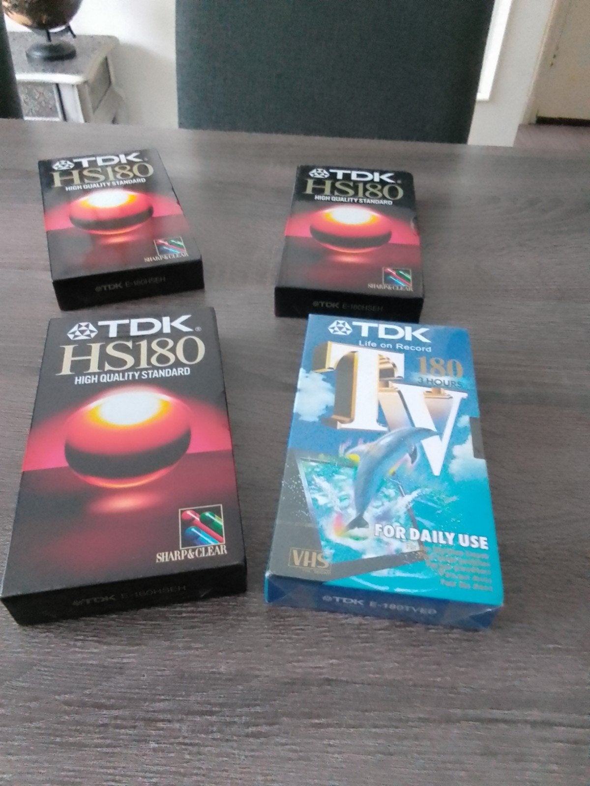 TDK VHS Videobanden HS180 en TV 180 (Nieuw in verpakking), Alle leeftijden, Ophalen, Nieuw in verpakking, Overige genres
