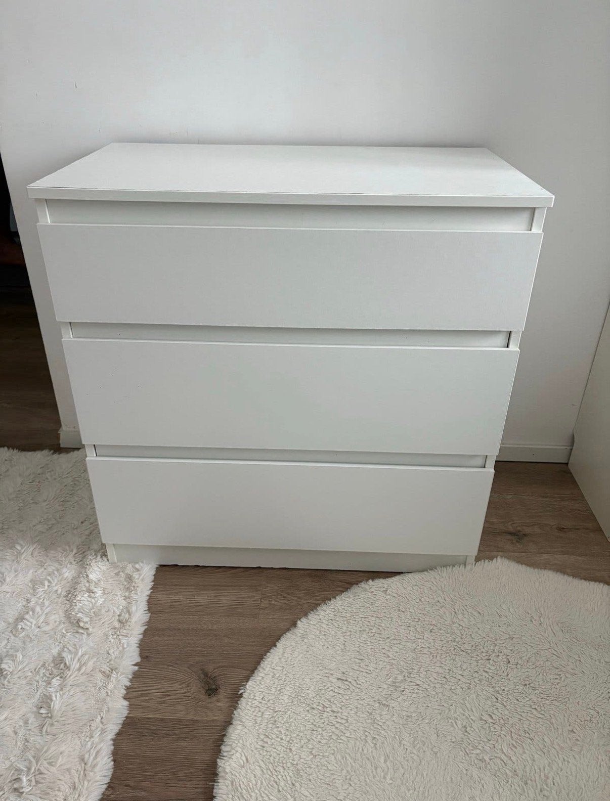 IKEA Malm ladekast wit 70x50x75 cm, Ophalen, Gebruikt, 50 tot 100 cm, 3 of 4 laden