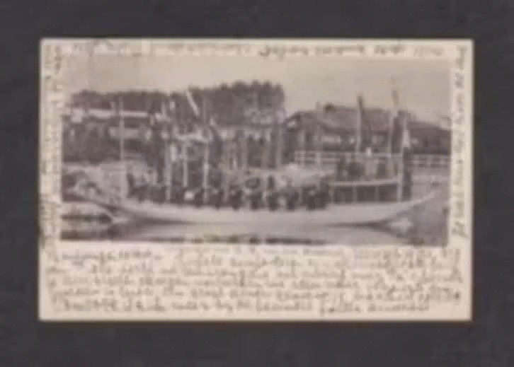 Moerdijk Aankomst van Hare Majesteit Koningssloep 1899, Ophalen of Verzenden, Voor 1920, Gelopen, Noord-Holland