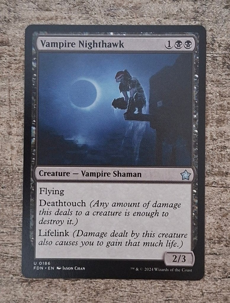 Vampire Nighthawk - Magic the Gathering, Verzenden, Zo goed als nieuw, Losse kaart
