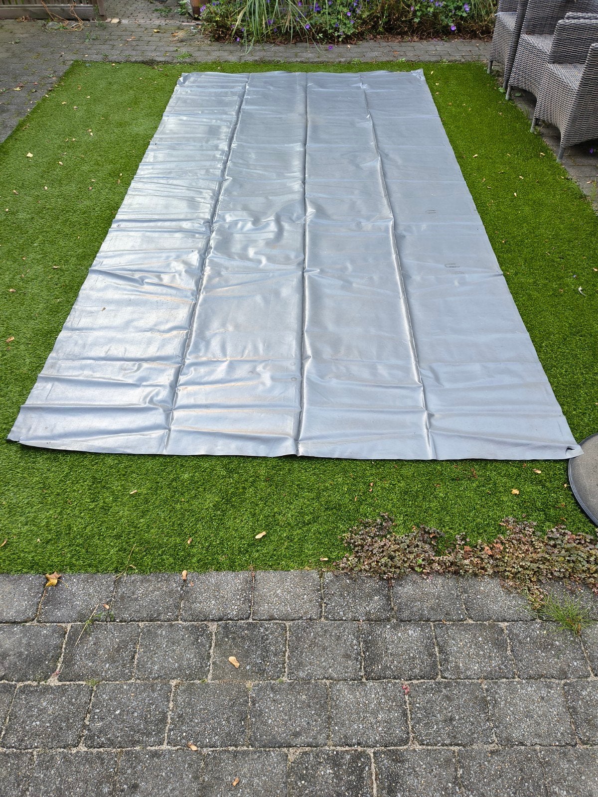 Grondzeil, 4x2 meter, Ophalen of Verzenden, Gebruikt