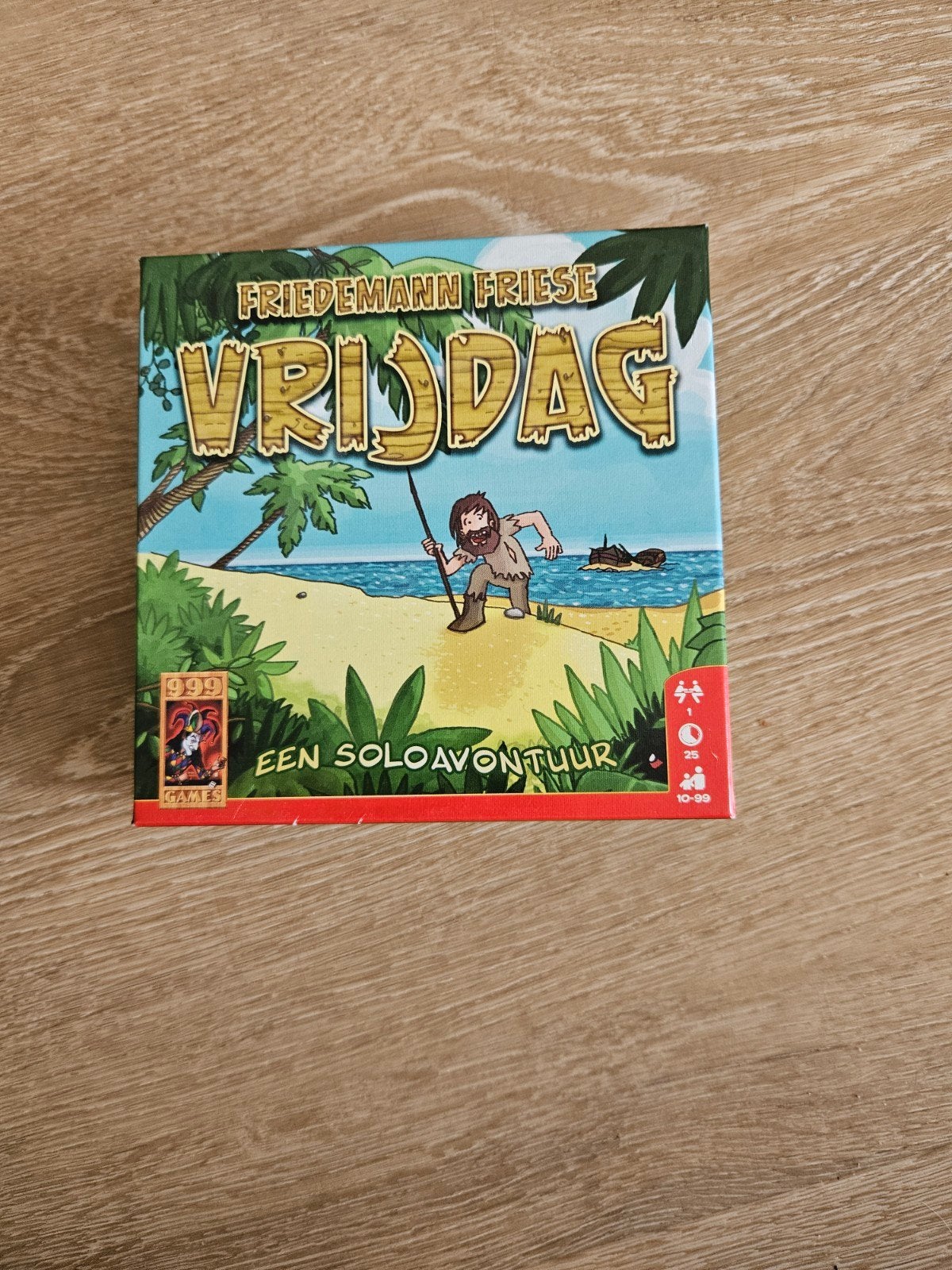 Vrijdag: Een Solo Avontuur Bordspel (Friedemann Friese), Een of twee spelers, Ophalen of Verzenden, Gebruikt, 999 Games