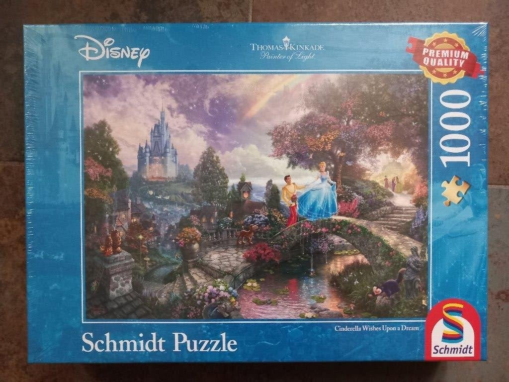 Thomas Kinkade Walt Disney Assepoester puzzel nieuw, Ophalen of Verzenden, 500 t/m 1500 stukjes, Nieuw, Legpuzzel