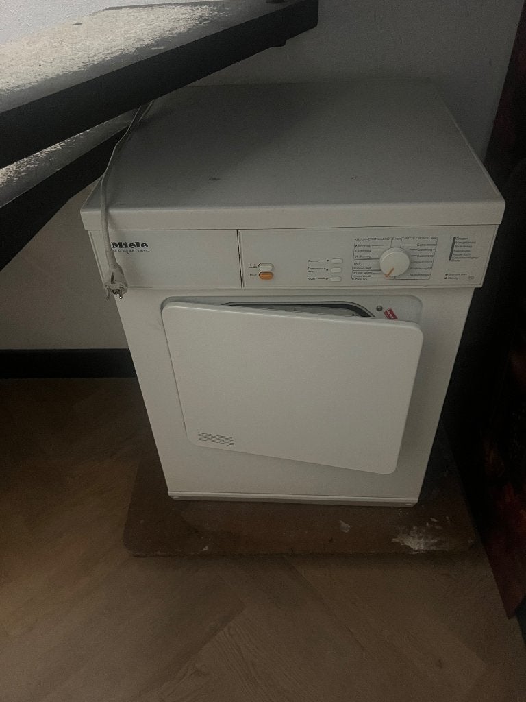 Droger Mieke met gasaansluiting, Ophalen, Gebruikt, Overige typen, 85 tot 90 cm