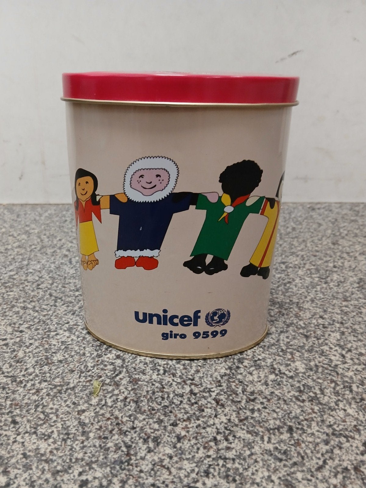 Unicef vintage spaarpot, Verzamelen, Ophalen of Verzenden, Gebruikt, Overige