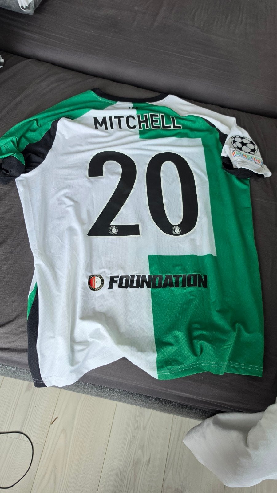 Feyenoord wedstrijdshirt Jeyland Mitchell Champions League, Ophalen of Verzenden, Feyenoord