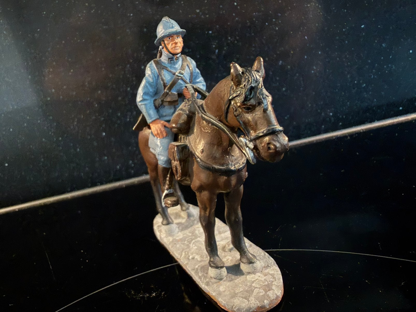 Zeldzaam Delprado: Franse Soldaat te paard W01., Verzamelen, Ophalen of Verzenden, Zo goed als nieuw