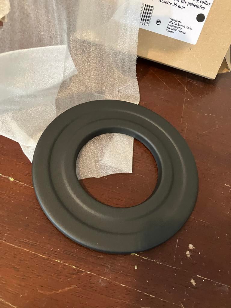 Nieuwe rozet voor pelletkachelpijp 80mm, Ophalen of Verzenden, Nieuw, 60 tot 150 cm, Overige typen