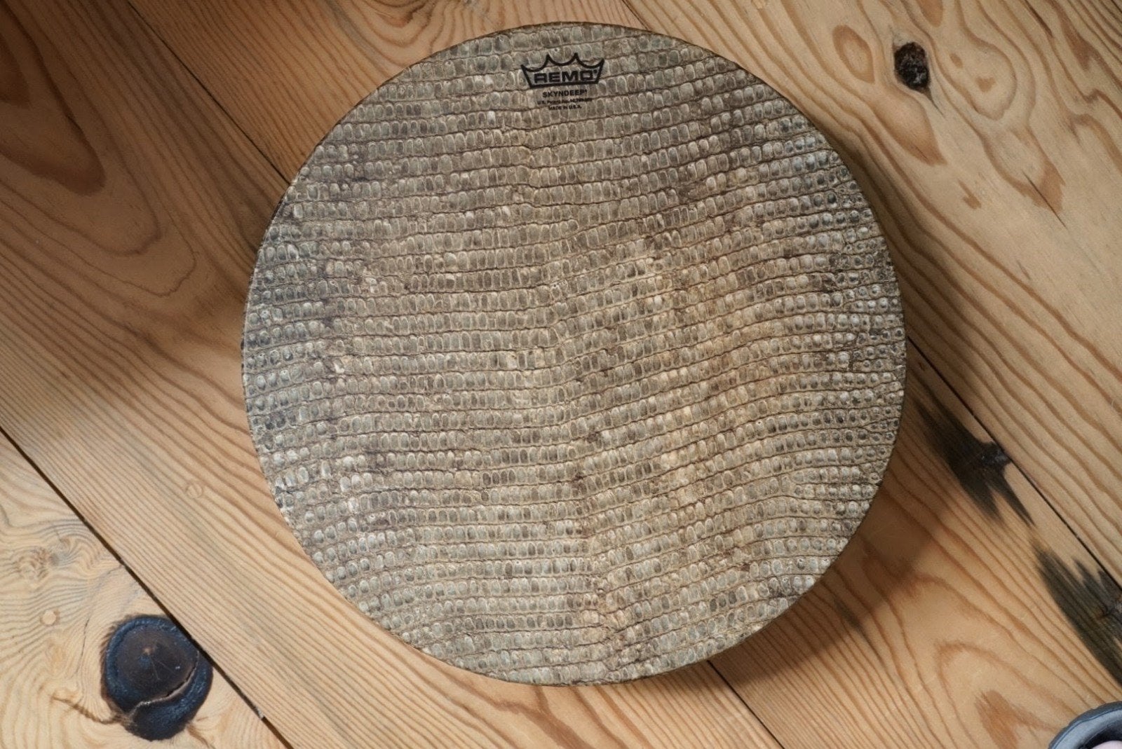 Remo SkynDeep Frame Drum - Slangenvel Look, Muziek en Instrumenten, Percussie, Ophalen of Verzenden, Zo goed als nieuw, Trommel