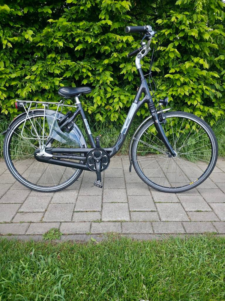 Multicycle Damesfiets CARBON frame alfine 8 naaf 49cm 28 inc, Fietsen en Brommers, Fietsen | Dames | Damesfietsen, 47 tot 50 cm