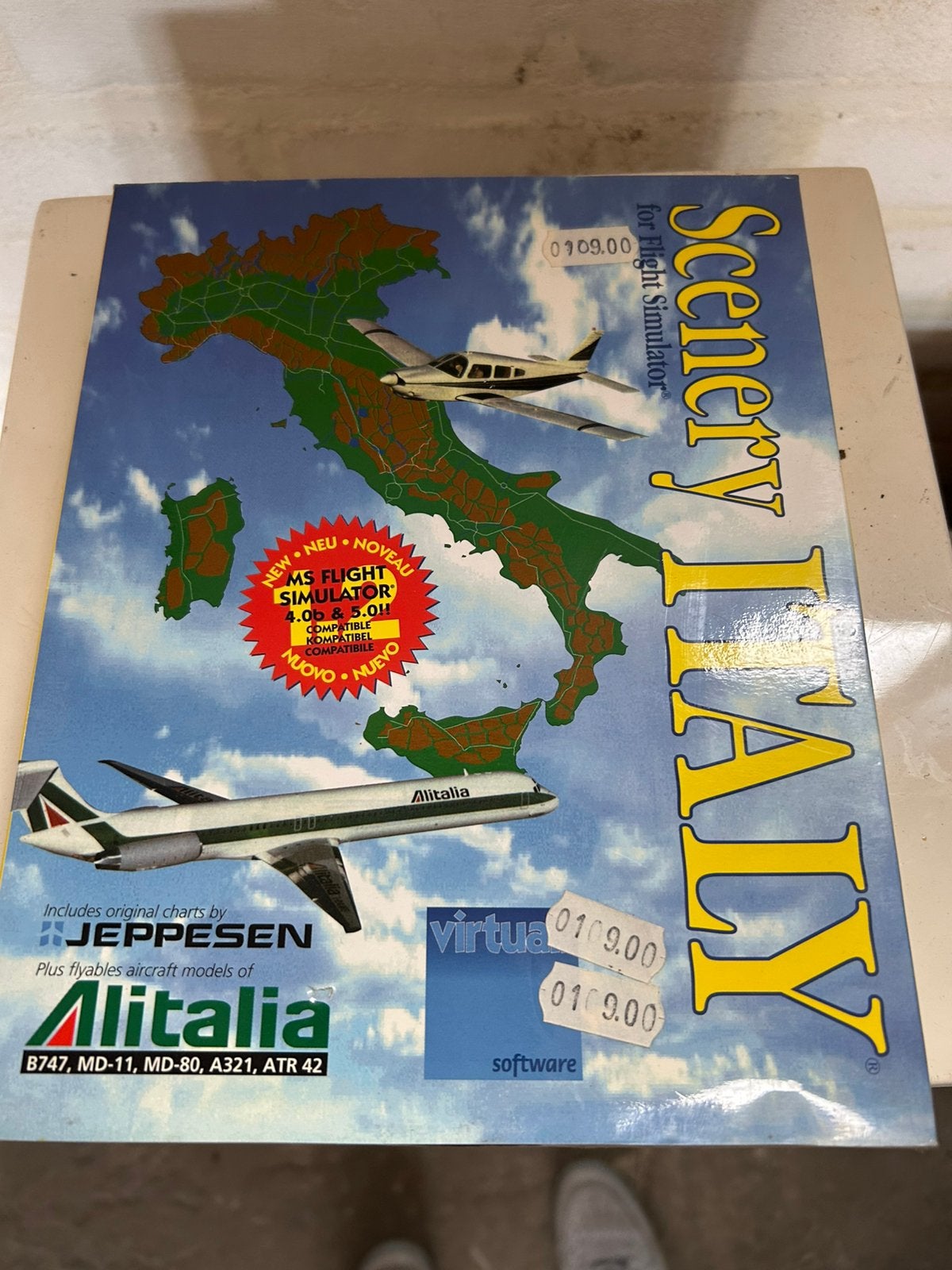 Virtual Software Scenery Italy  Microsoft Flight Simulator, Ophalen, Zo goed als nieuw