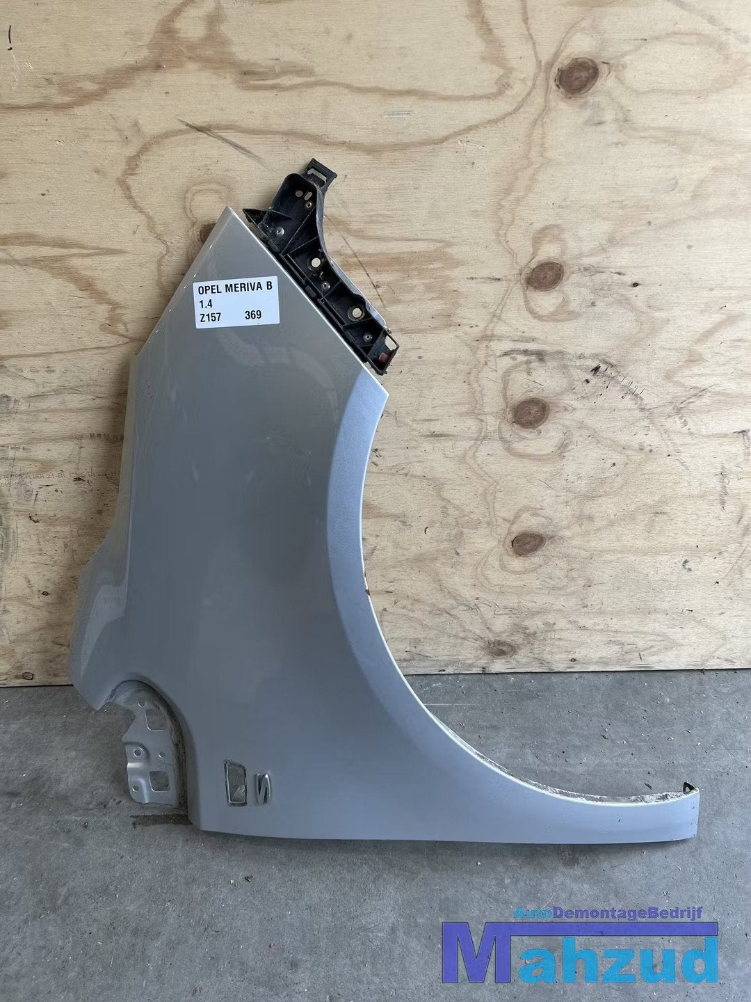 OPEL MERIVA B zilver Z157 rechts voorscherm zijscherm 2011-2, Gebruikt, Opel Automobile GmbH, Ophalen of Verzenden, Kontakt@opel-infoservice.de