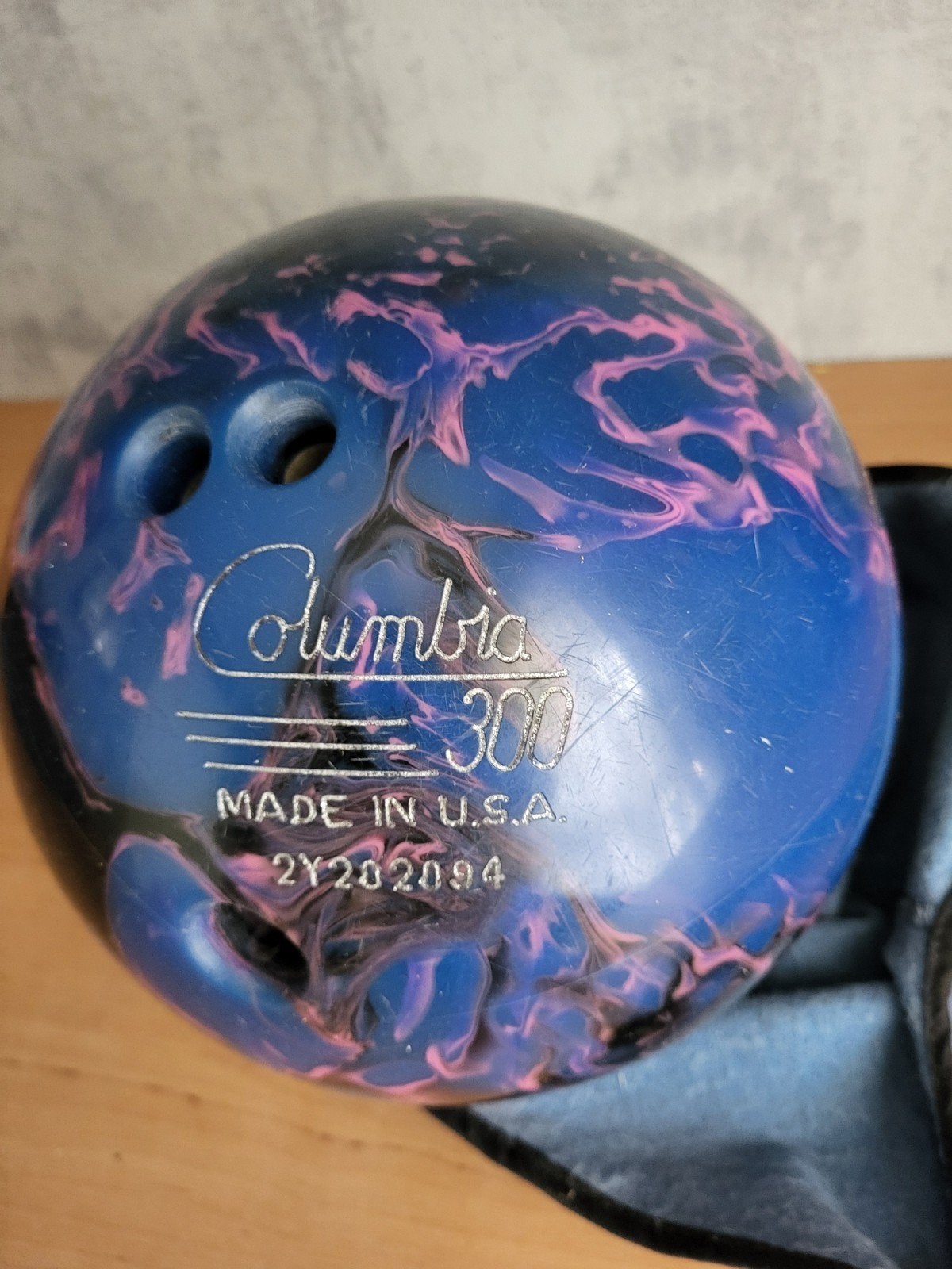 Columbia 300 Bowlingbal - Blauw/Paars, Ophalen of Verzenden, Gebruikt