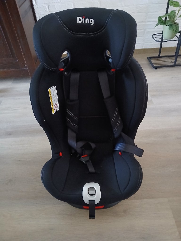 Ding autostoel - Zwart, gebruikt., Gebruikt, 0 t/m 18 kg, Verstelbare rugleuning, Isofix
