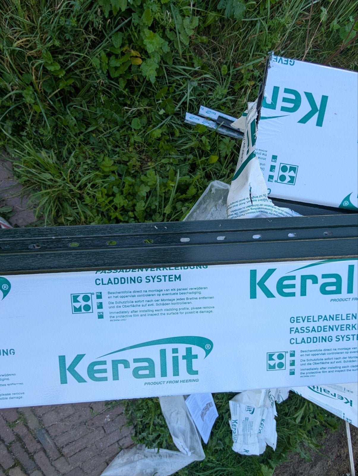 Keralit Sponningdeel 143 mm donkergroen Ral 6009, Ophalen, Nieuw
