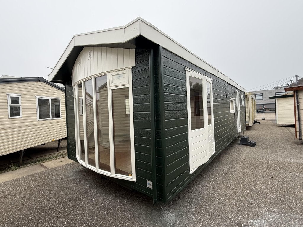 Canexel Chalet 9 x 3.70 m 2 Slp Dubbelglas Winterhard, Niet ingevuld, Niet ingevuld, Niet ingevuld