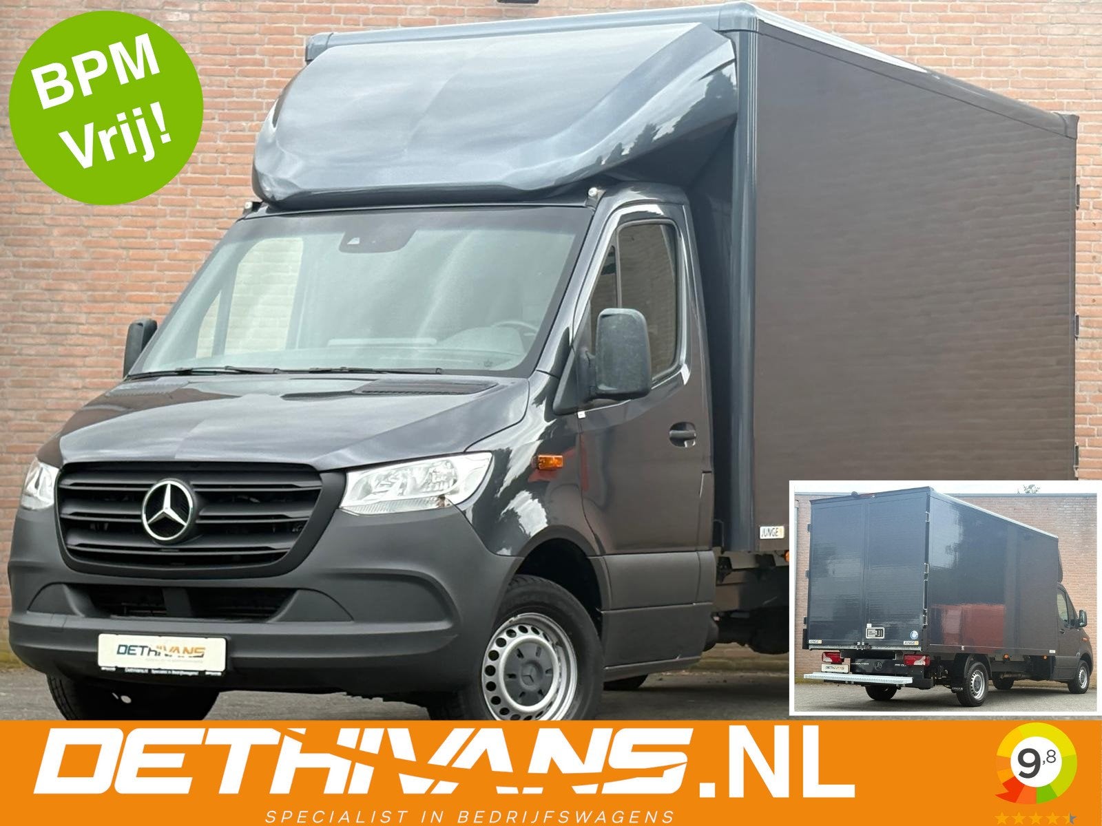 Mercedes-Benz Sprinter 316CDI 164PK Bakwagen 20m³ / Cruisec, Auto's, Gebruikt, 4 cilinders, Met garantie (alle), Mercedes-Benz