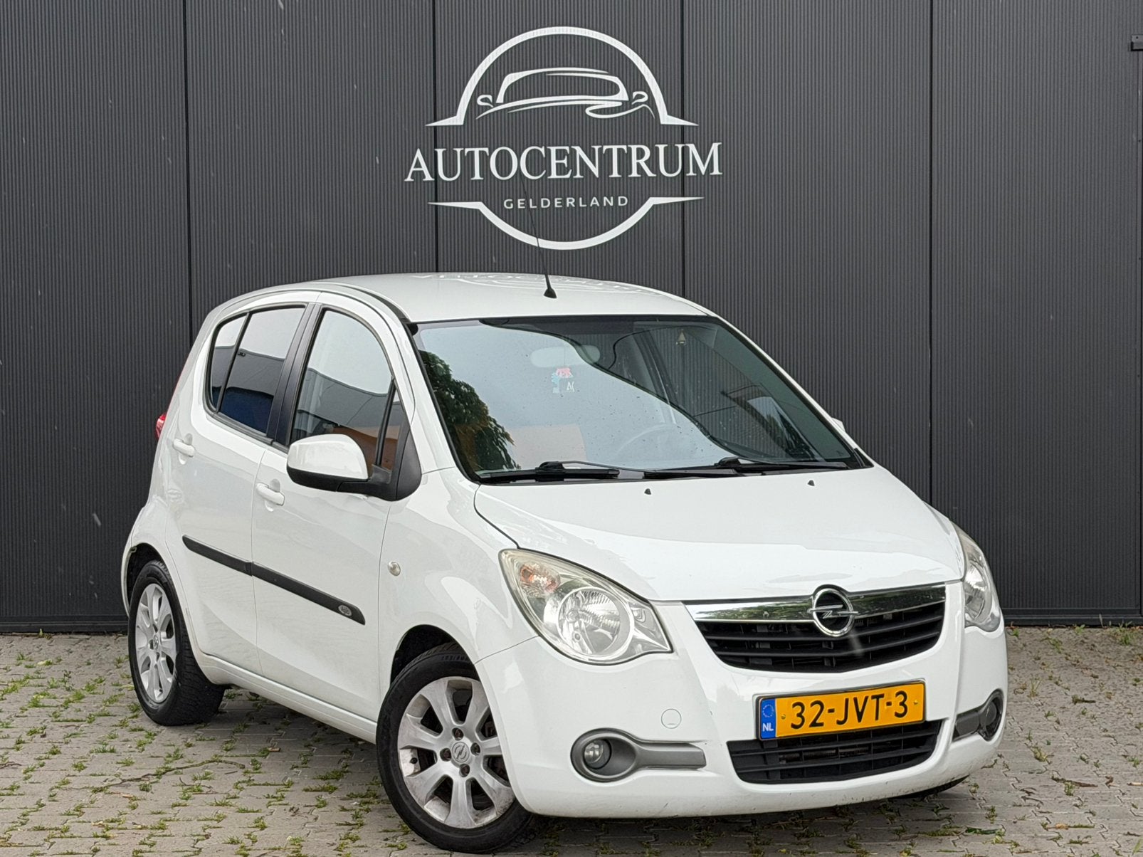 Opel Agila 1.2 16V 2009 Wit Airco Boekje, Auto's, Opel, Voorwielaandrijving, Euro 5, Stof, 40 €/maand