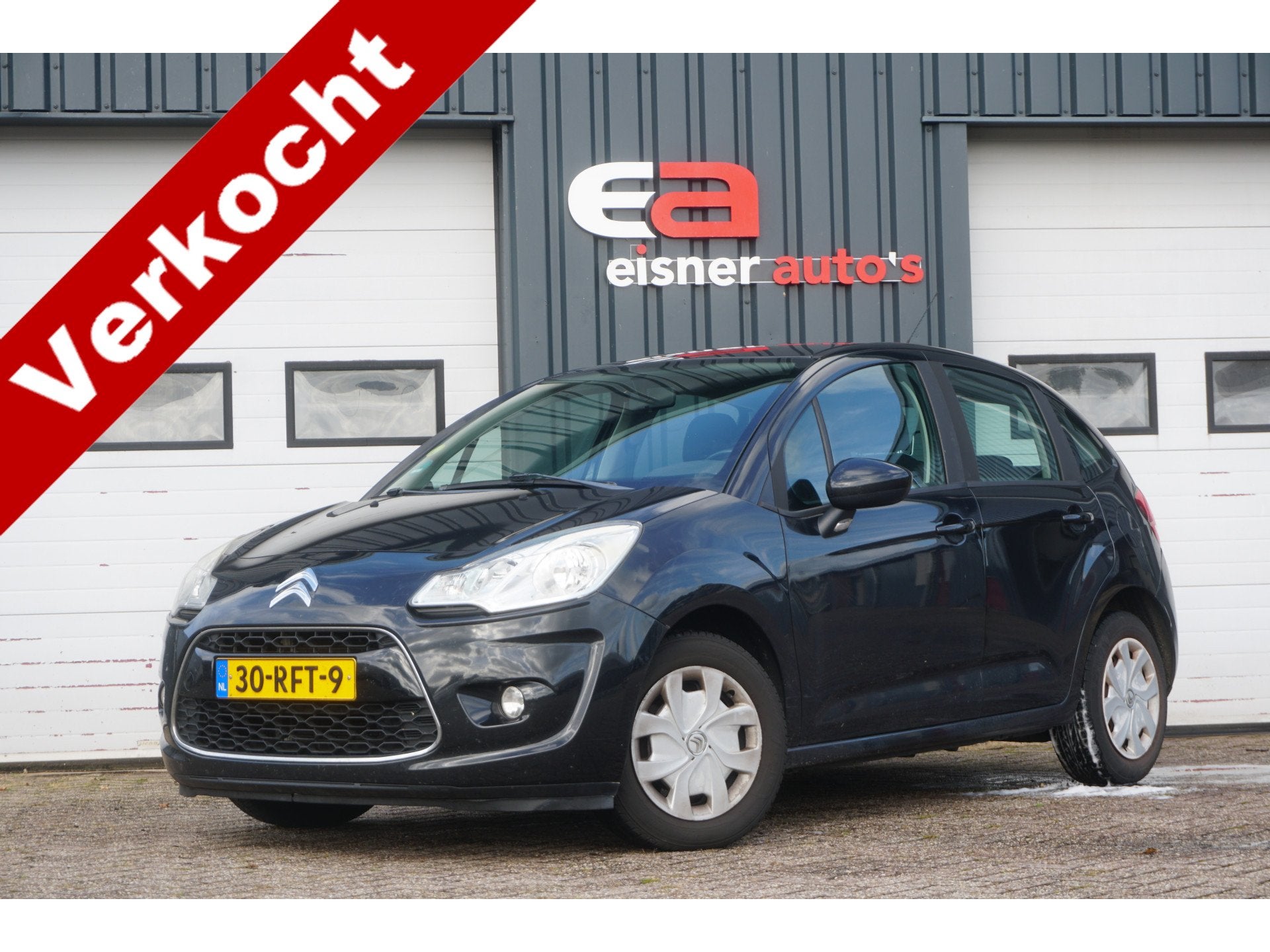 Citroën C3 1.6 e-HDi Dynamique (bj 2011), Auto's, Voorwielaandrijving, Euro 5, Gebruikt, Zwart