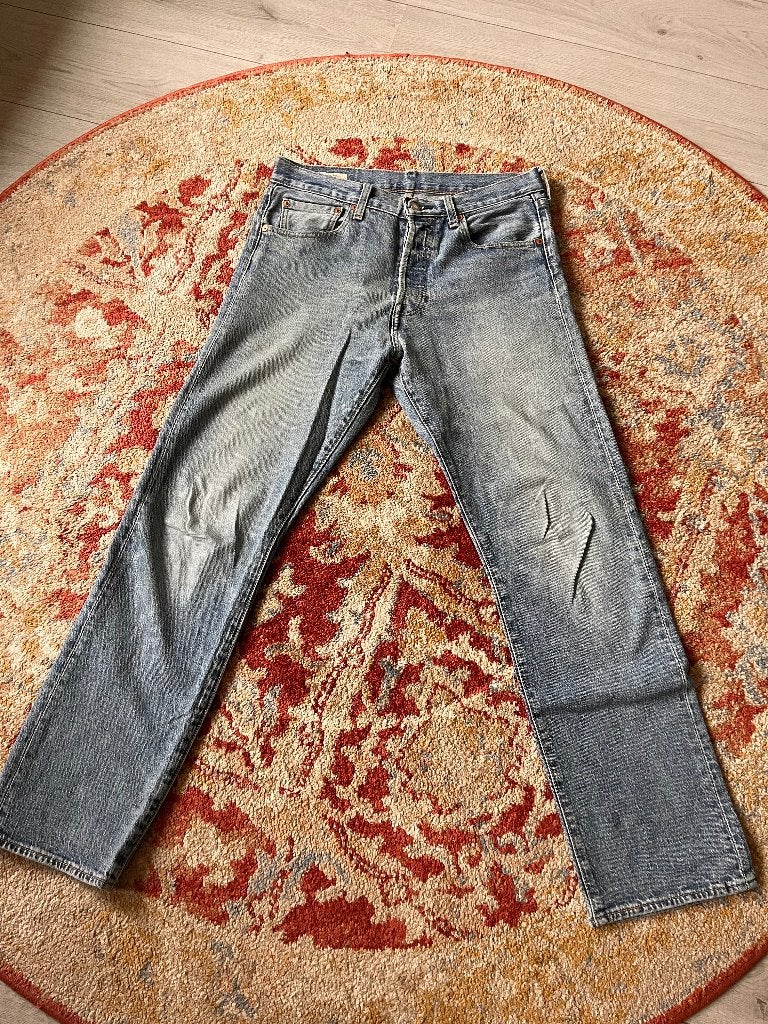 Levi’s 501, Blauw, Ophalen of Verzenden, W33 - W34 (confectie 48/50), Gedragen