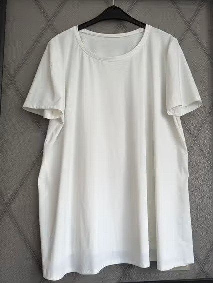 Mooi wit A-lijn shirt maay 52/54, Kleding | Dames, Verzenden, Zo goed als nieuw, Wit, Shirt of Top