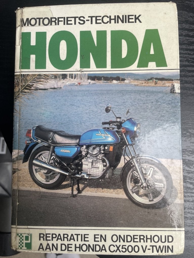werkplaatshandboek HONDA CX500;  12,75 euro, Motoren, Ophalen of Verzenden, Honda