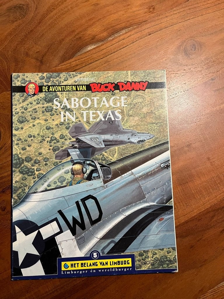 Buck Danny – Sabotage In Texas, Eén stripboek, Ophalen of Verzenden, Zo goed als nieuw